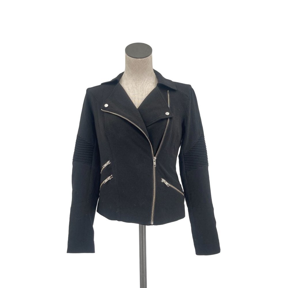Trouve $158 Retail Black Jacket with Silver Hardware Size XS